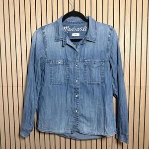 274 Madewell Women's Denim Shirt (Size S, EUC)